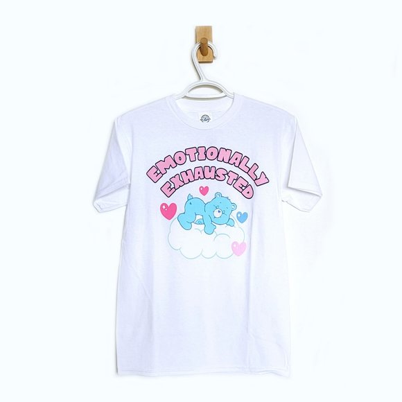 Care Bears Emotionally Exhausted Bedtime Bear T-Shirt - Size Small - Picture 1 of 5